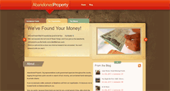 Desktop Screenshot of abandonedproperty.org