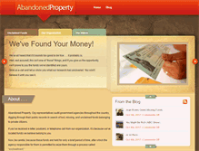 Tablet Screenshot of abandonedproperty.org